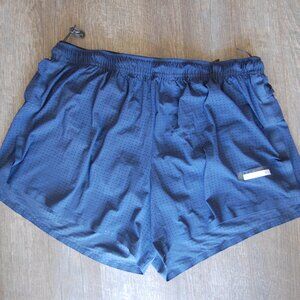 Satisfy Running Justice™ Men's Silk Shorts – Navy (size 3 - Large)